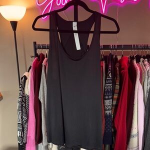 lululemon athletica Black Essential Tank Pleated